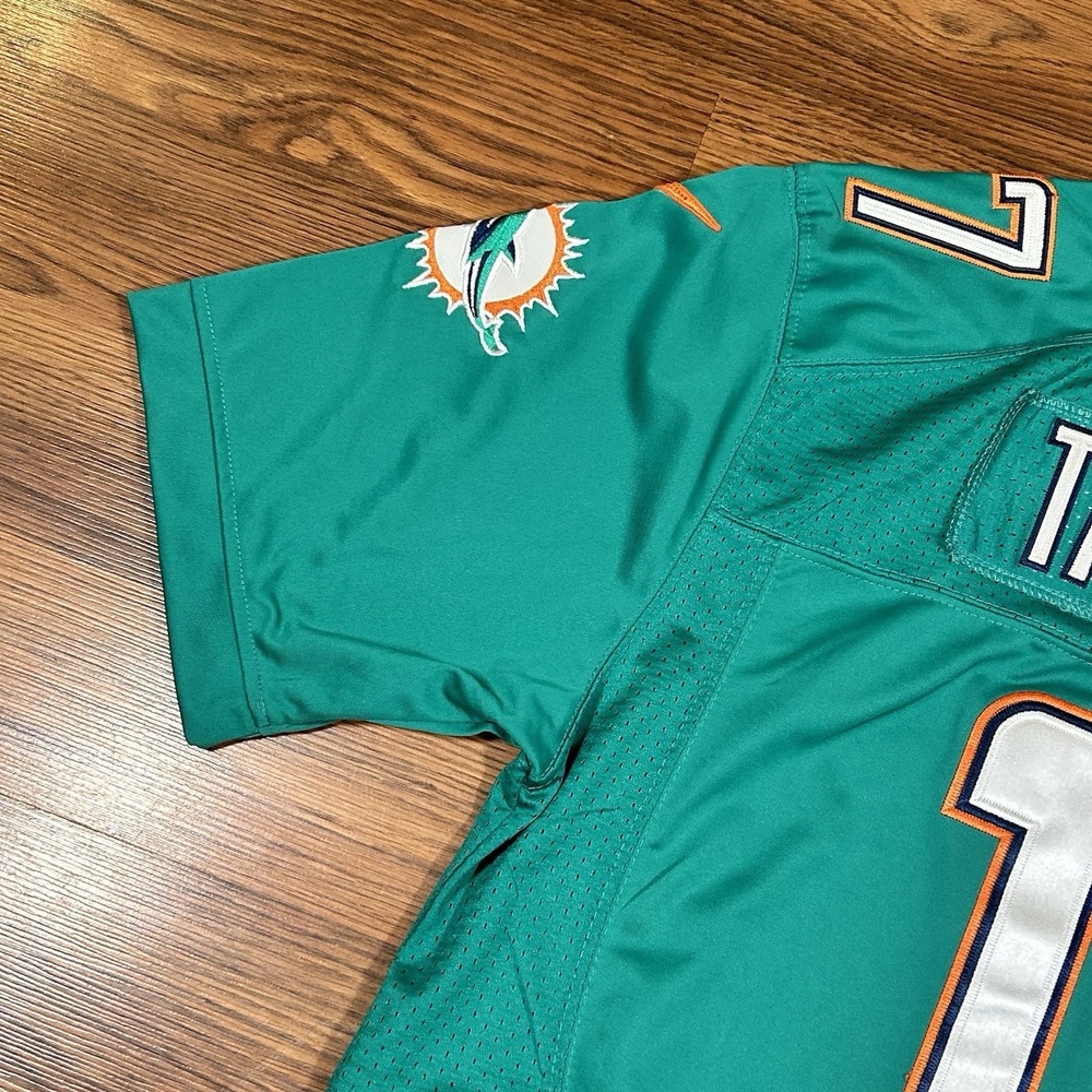Nike NFL Miami Dolphins Ryan Tannehill Jersey On Field Size 48 Teal - Picture 10 of 13
